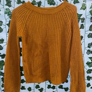 Burnt Orange Knit Sweater